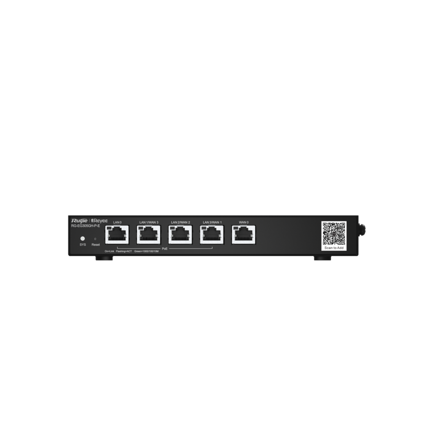 Thiết bị cân bằng tải thông minh 350 người dùng (tích hợp 4 cổng PoE) RG-EG305GH-P-E 3