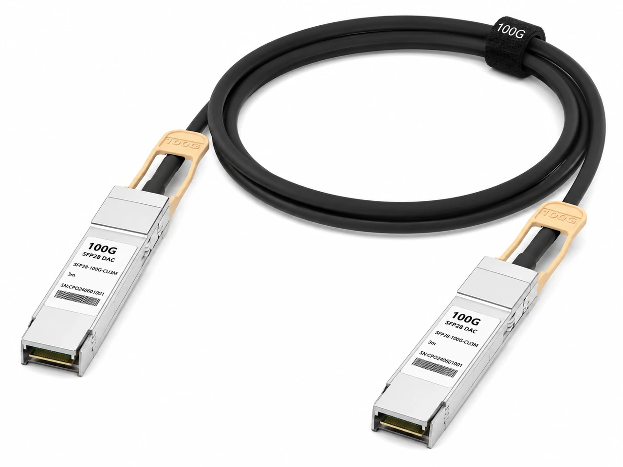 UniFi (Ubiquiti) Cáp DAC UniFi QSFP28 100Gbps dài 3m | UACC-DAC-QSFP28-3M
