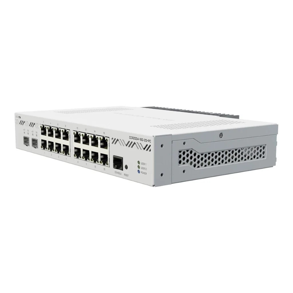 Thiết bị định tuyến MikroTik; Ký hiệu: CCR2004-16G-2S+