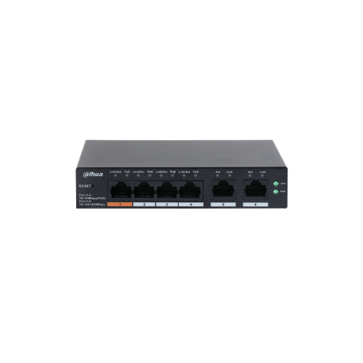 Dahua Switch Dahua 4 cổng 10/100 Mbps PoE | DH-CS4006-4ET2ET-60