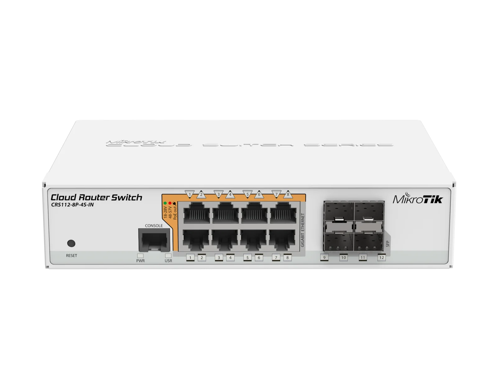 Switch Mikrotik CRS112-8P-4S-IN