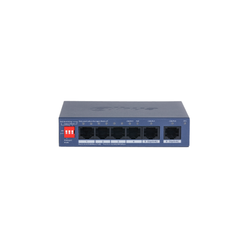 Dahua Switch Dahua 4 cổng 10/100 Mbps PoE | DH-CS4006-4ET2GT-36