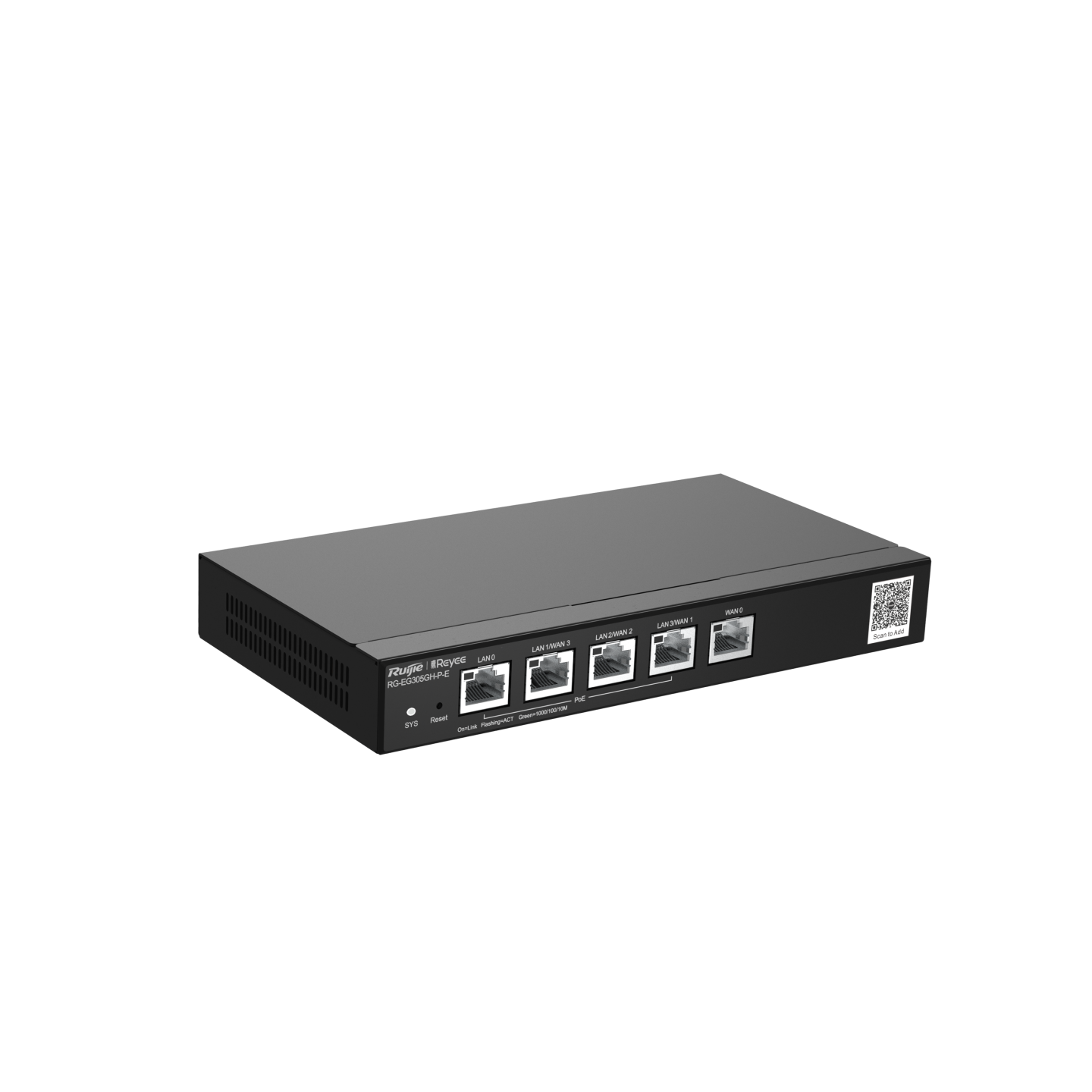 Thiết bị cân bằng tải thông minh 350 người dùng (tích hợp 4 cổng PoE) RG-EG305GH-P-E 2