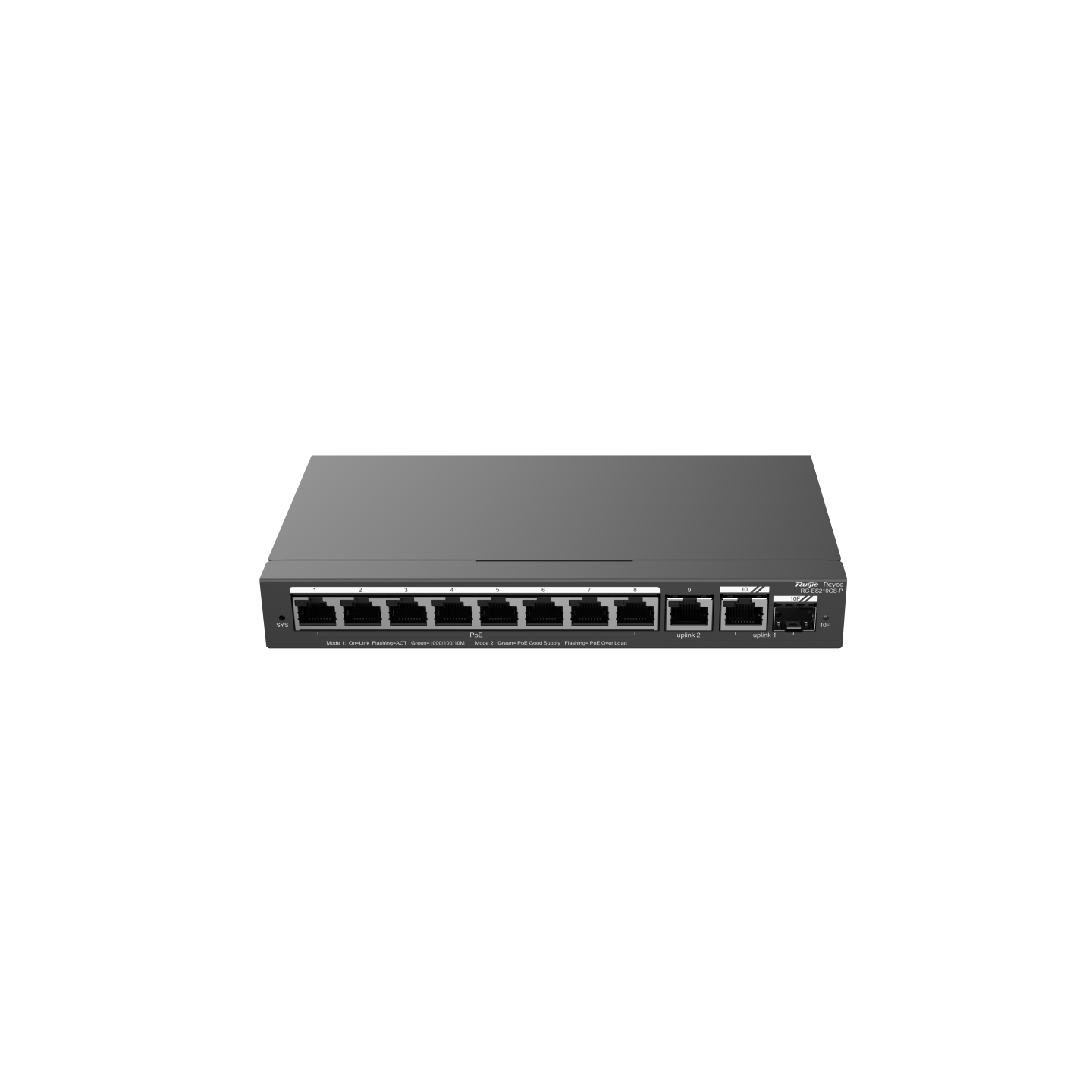 Layer 2 Smart Managed PoE Switch 20 Cổng 10/100/1000BASE-T công suất 250W RG-ES220GS-P
(250W) 2