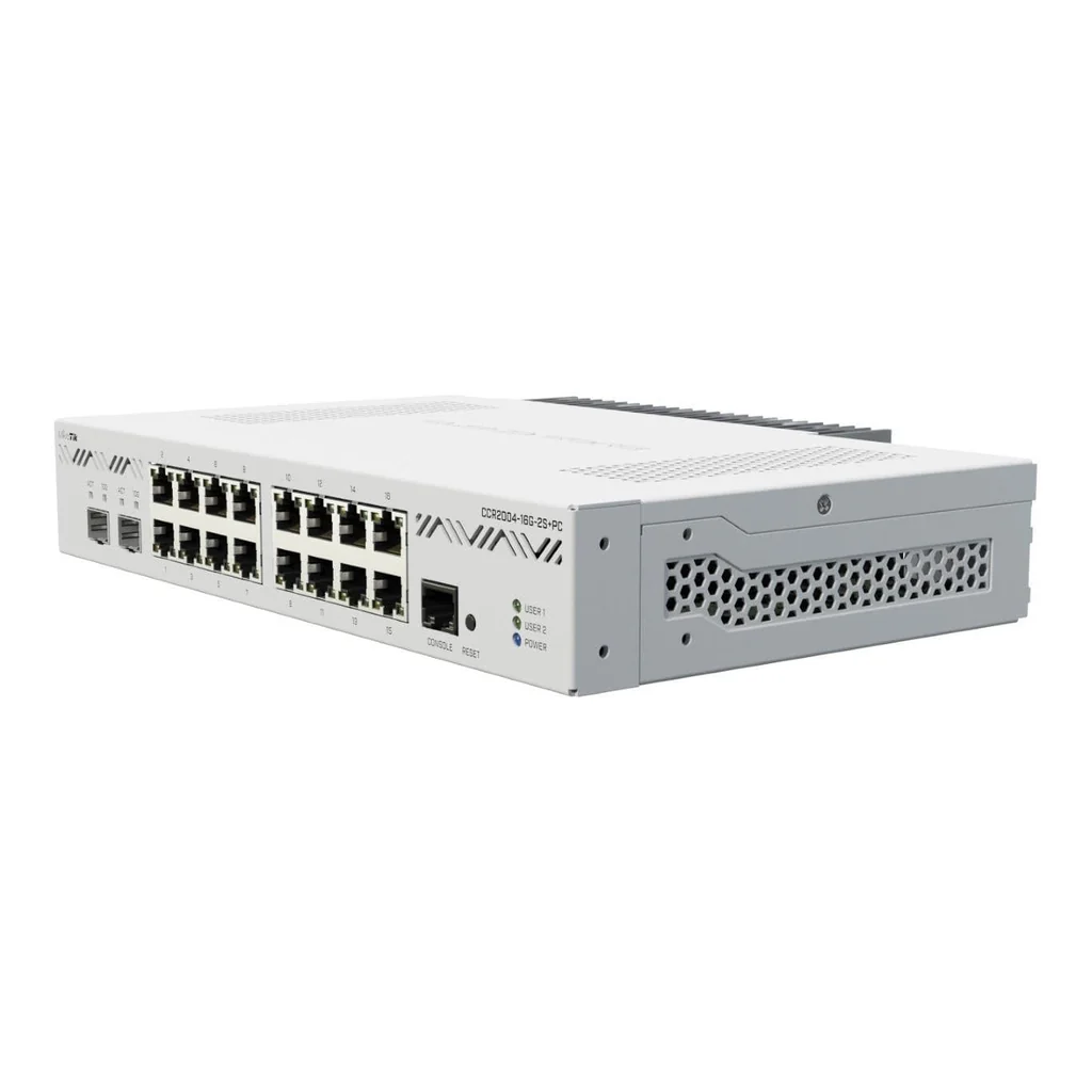 Thiết bị định tuyến MikroTik; Ký hiệu: CCR2004-16G-2S+ 2