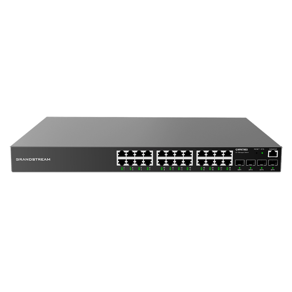 Grandstream Smart switch 24 cổng PoE layer 2+ GWN7803P