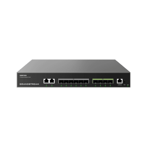 Grandstream Smart switch 10 cổng quang layer 3 GWN7830
