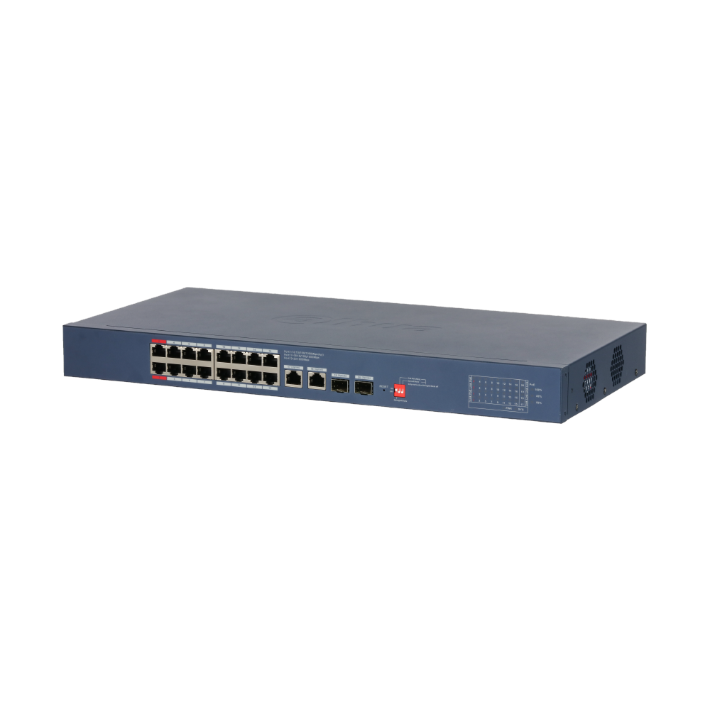 Dahua Switch Dahua 16 cổng Gigabit PoE | DH-CS4220-16GT-135