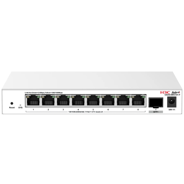 H3C Switch PoE++ 2.5G H3C Aolynk US200-8MG1XF-P | AOLYNK US200-8MG1XF-P