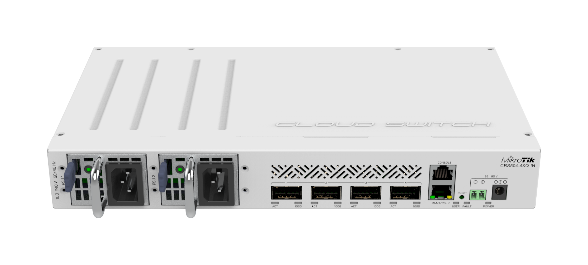 Switch Mikrotik CRS504-4XQ-IN