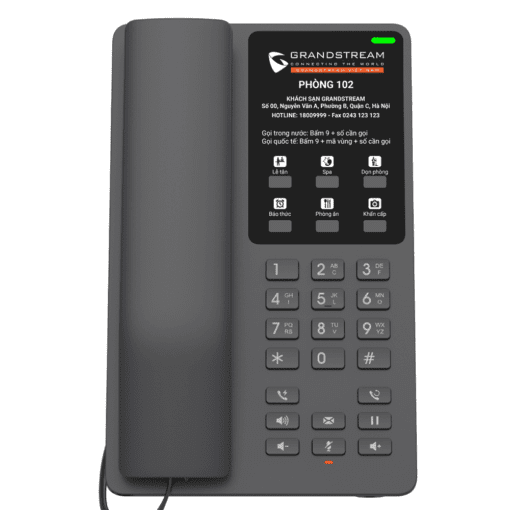 Điện Thoại IP Grandstream Điện thoại IP khách sạn Wi-Fi Grandstream GHP621W