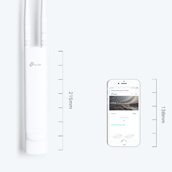 Access Point Omada TP-Link EAP110-Outdoor N300 3