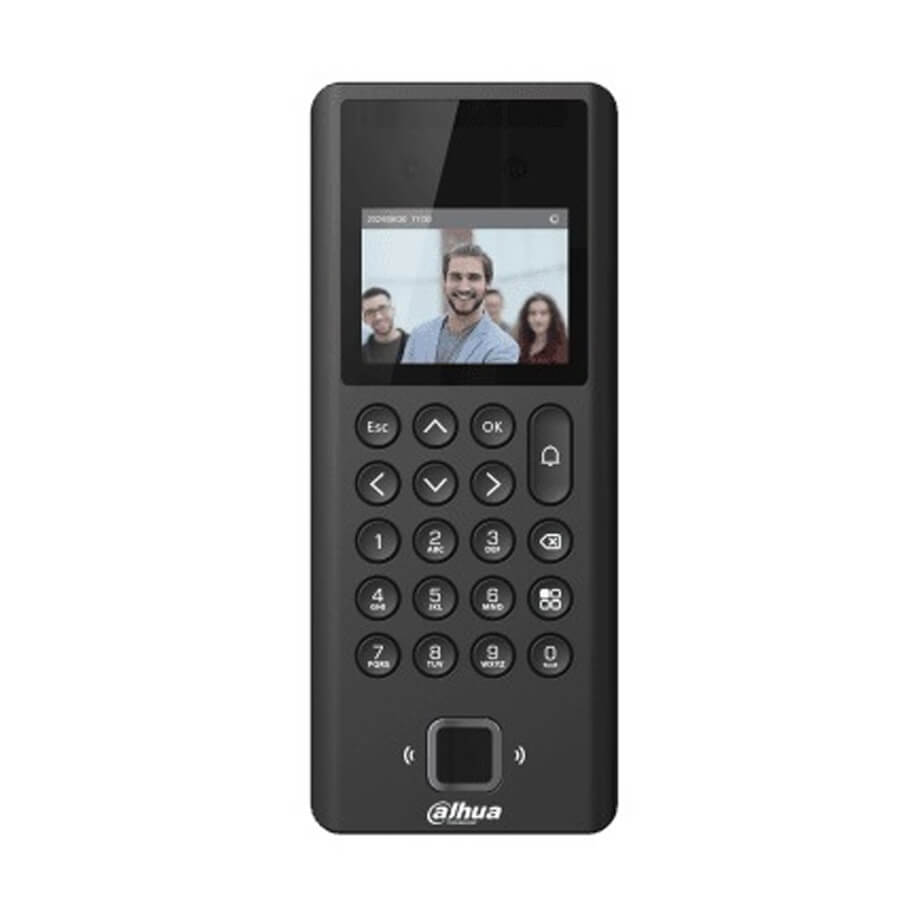 Dahua Máy kiểm soát ra vào khuôn mặt vân tay Dahua ASI3204E-W