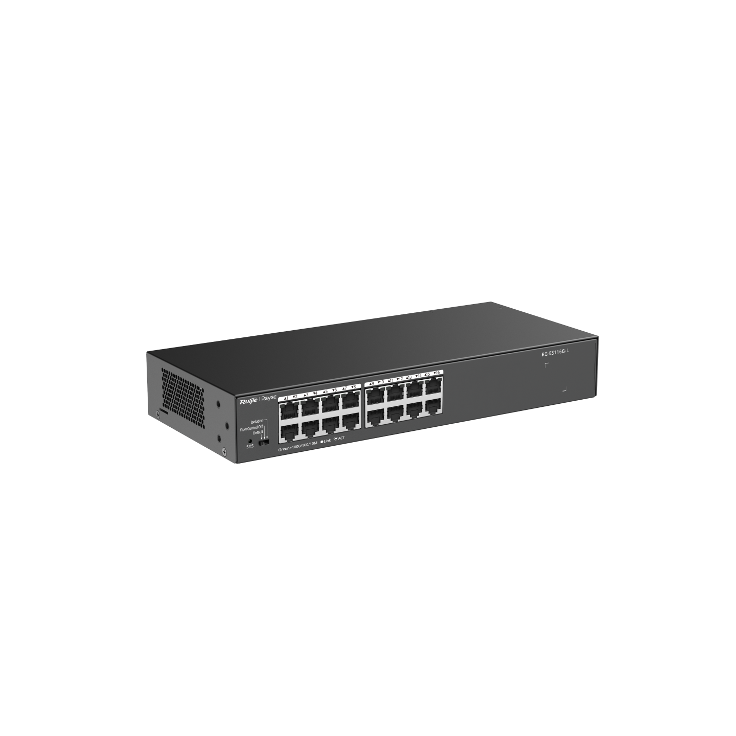 Ruijie-Reyee Bộ chuyển mạch 16 cổng Gigabit RG-ES116G-L