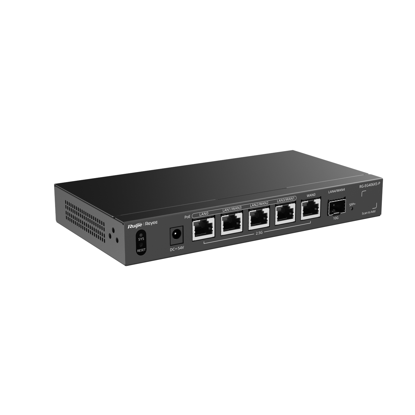 Thiết bị cân bằng tải thông minh 400 người dùng PoE 110W RG-EG406XS-P 3