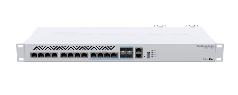 Switch Mikrotik CRS312-4C+8XG-RM