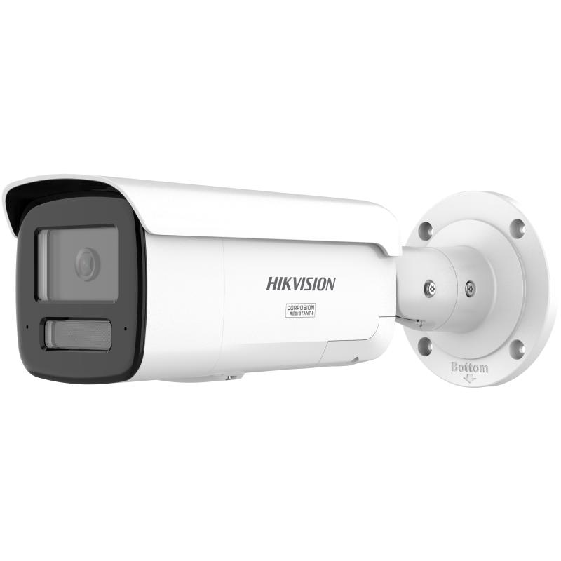 Hikvision Camera IP thân trụ 4MP ColorVu Hikvision | DS-2CD2T47G3-LIS2UY/SRB