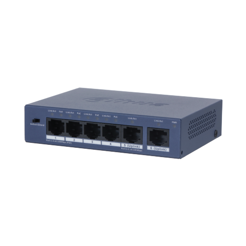 Dahua Switch Dahua 4 cổng 10/100 Mbps PoE | DH-S3006-4ET-36
