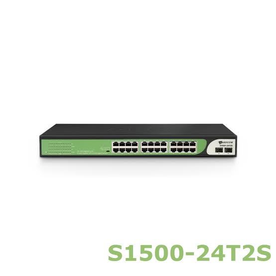 BDCOM Switch BDCOM S1500-24T2S 24 cổng Gigabit, 2 cổng SFP